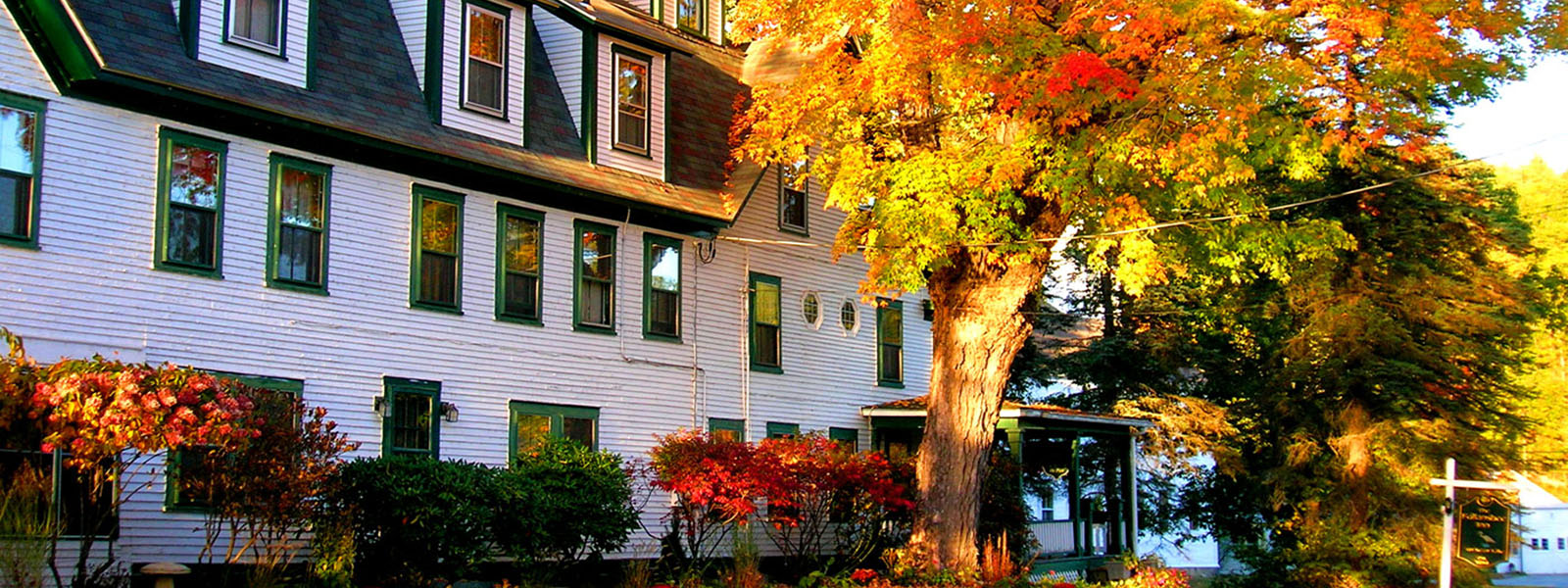 Fall Foliage at Follansbee Inn, North Sutton, NH B&B near Mt. Sunapee