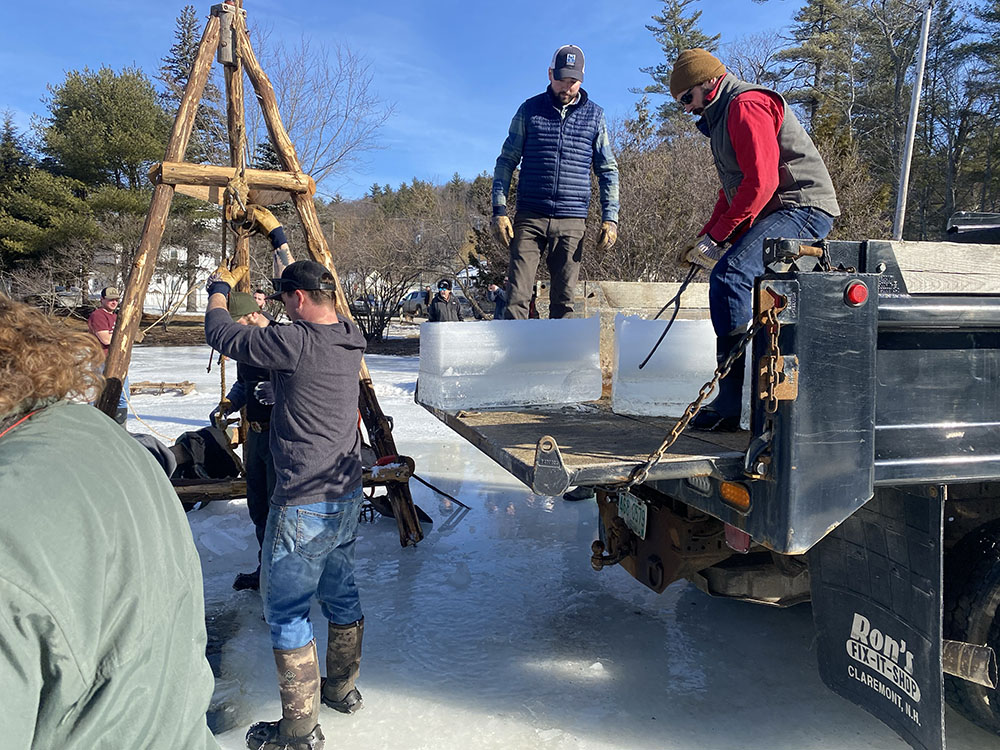 Musterfield Farm's Ice Harvest - Follansbee Inn: New Hampshire Bed and ...